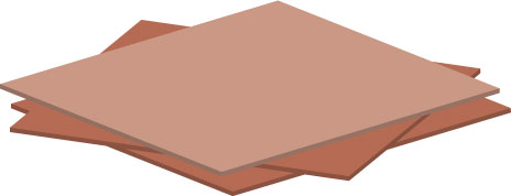 T2 Plaque de cuivre Plaque de cuivre Rouge Feuille Maroc